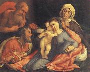 Lorenzo Lotto Madonna and Child with Saints Germany oil painting artist